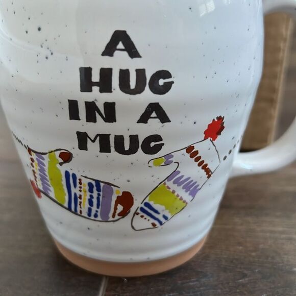 Anthropologie NIB Sweater Weather A Hug in a Mug Mittens Mug Stoneware Cup 16oz - Picture 6 of 10